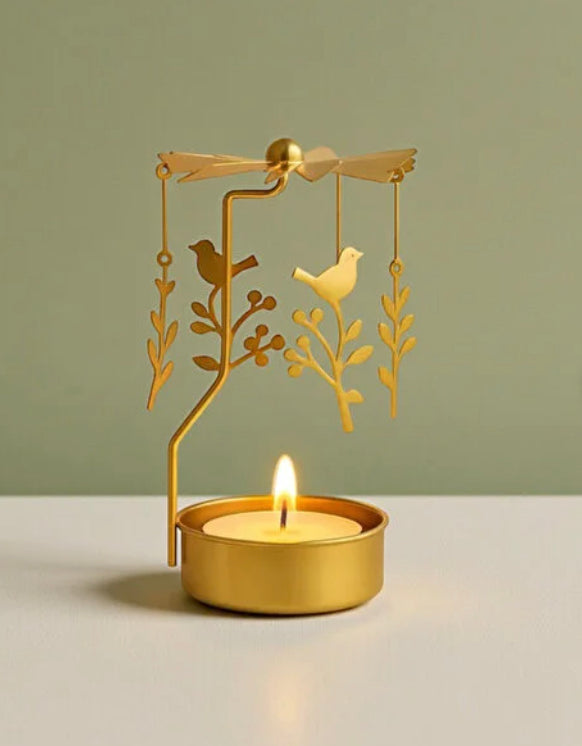 Isı ile Dönen Mumluk – Dekoratif Masa Üstü Mumluk