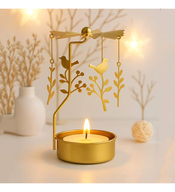 Isı ile Dönen Mumluk – Dekoratif Masa Üstü Mumluk